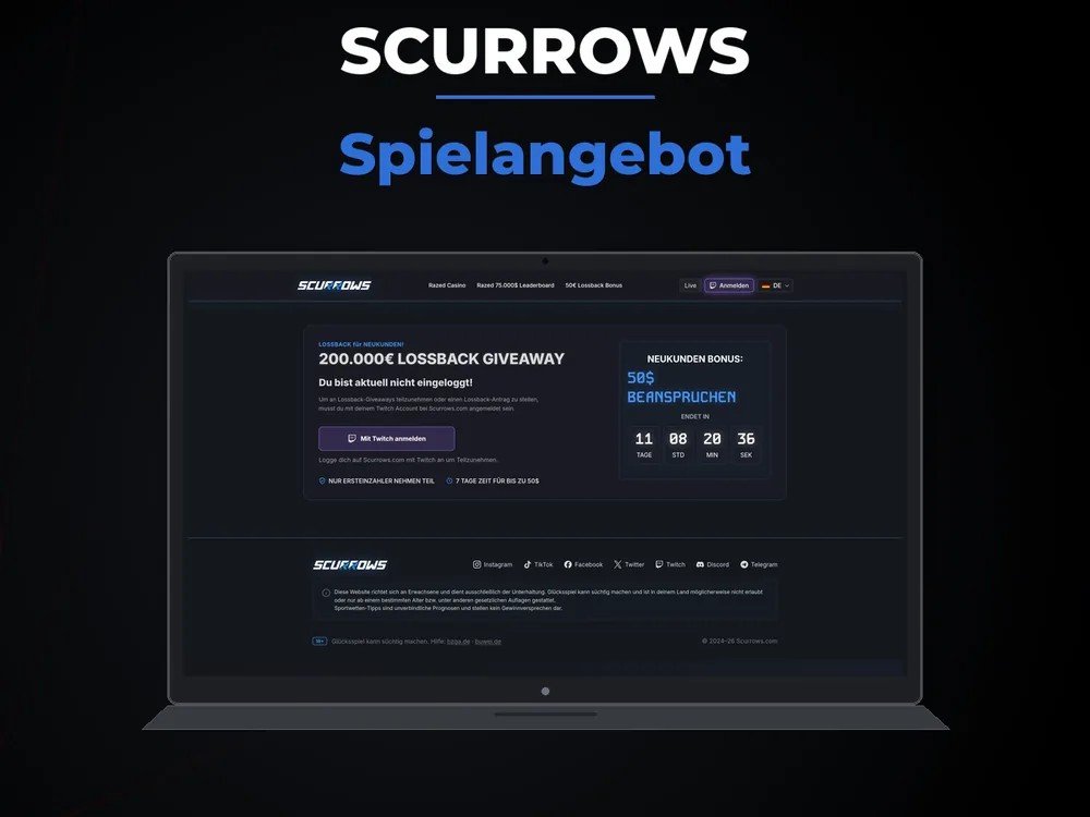 Scurrows - Spielangebot