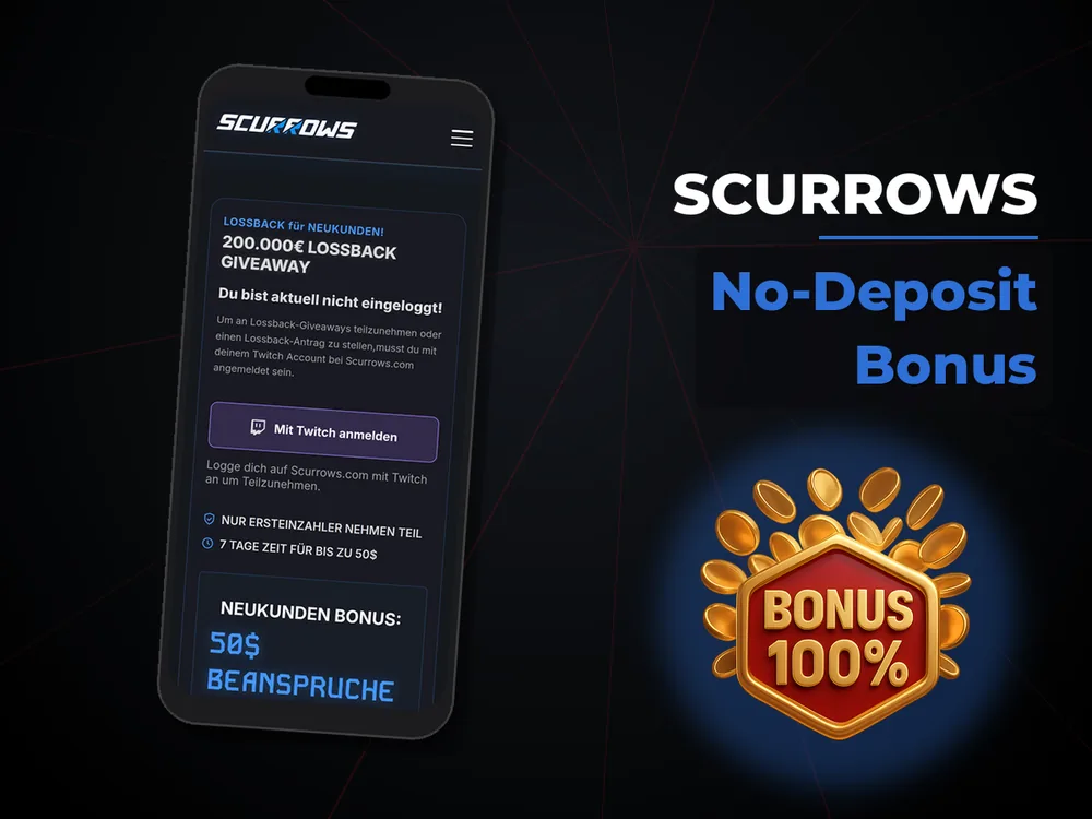 Scurrows - No-Deposit Bonus