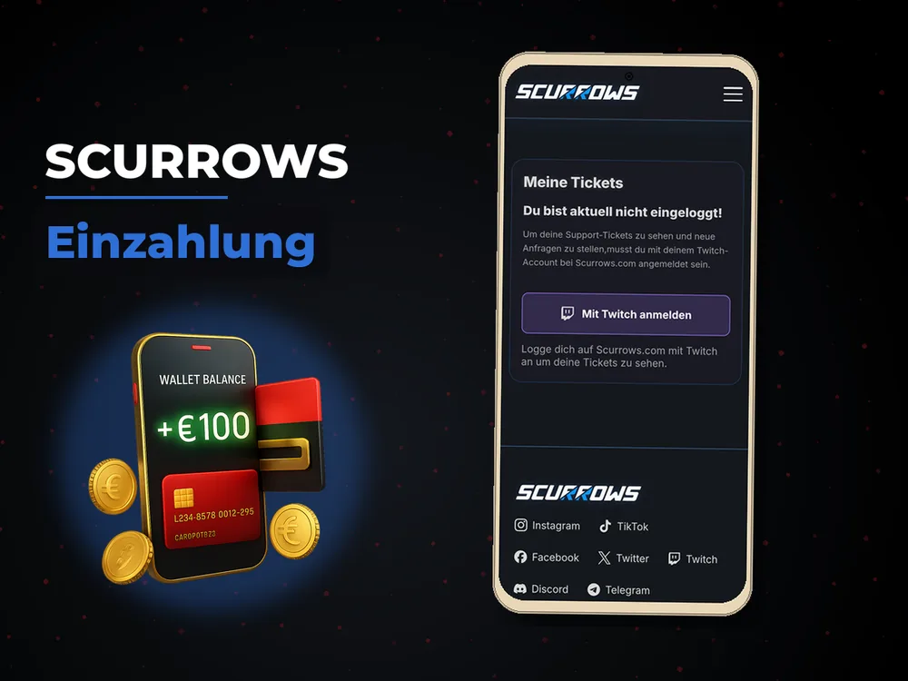 Scurrows - Einzahlung