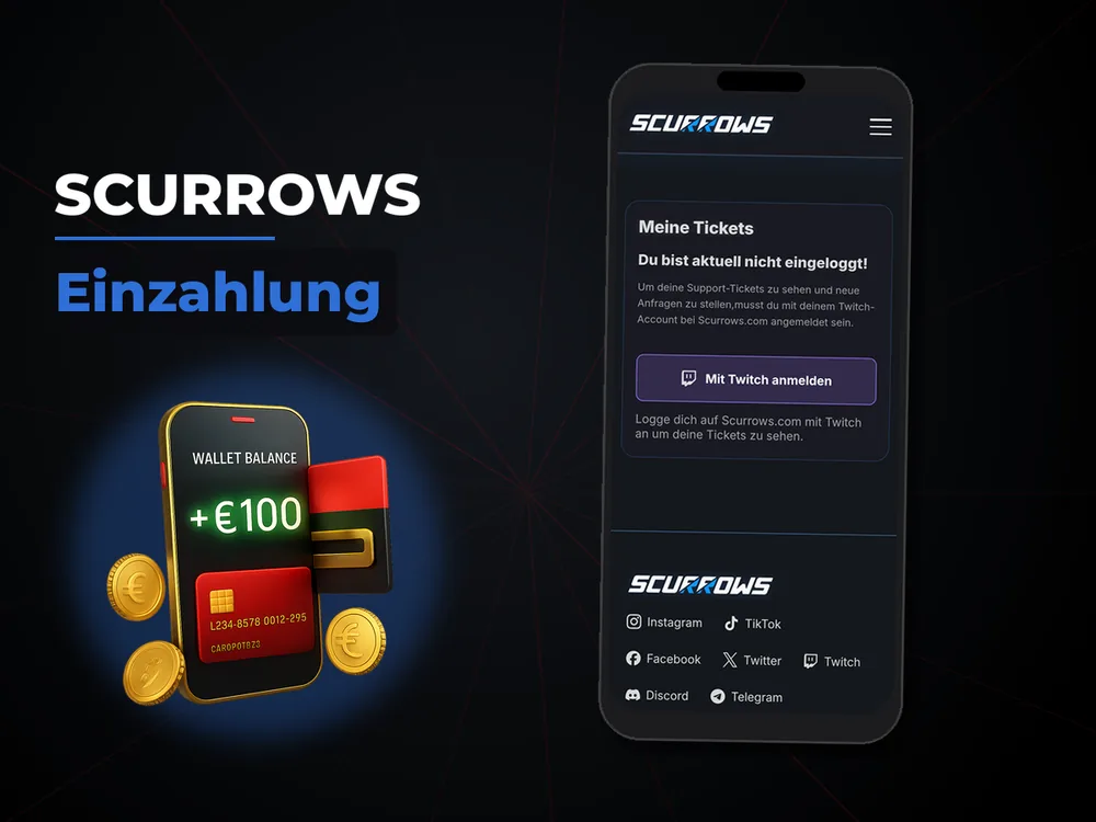 Scurrows - Einzahlung