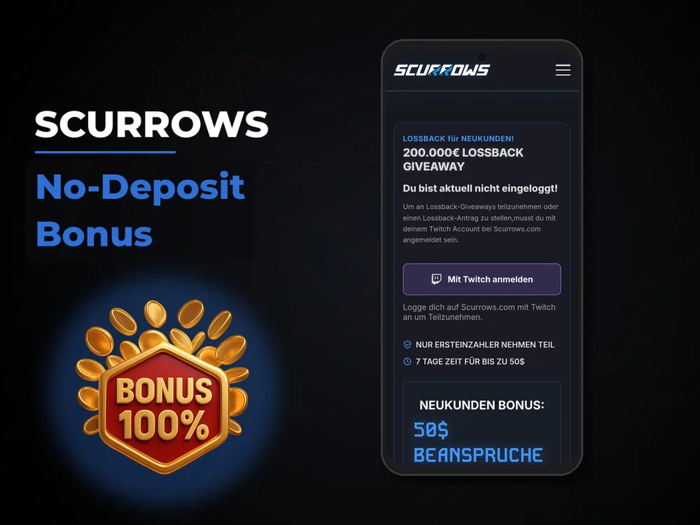 Scurrows - No-Deposit Bonus