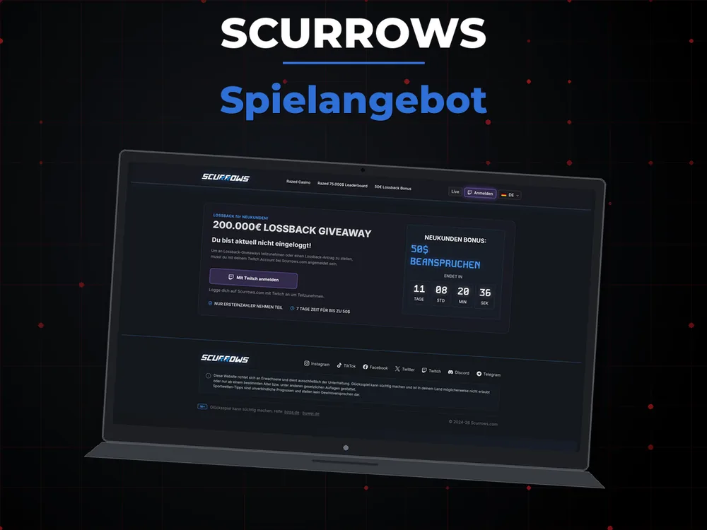 Scurrows - Spielangebot